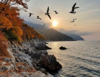 В дымке осенней